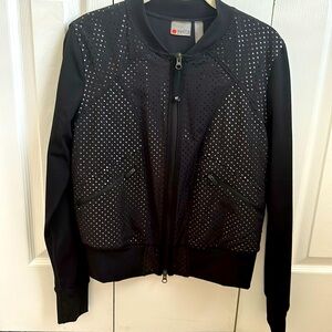 Zella waist length , light weight bomber jacket.